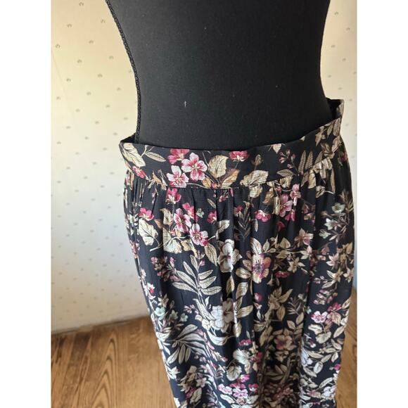 PHILOSOPHY REPUBLIC CLOTHING Brown Tiered Ruffle Maxi Skirt Size Medium - Picture 4 of 7